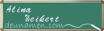 Alina Weikert Visitenkarte